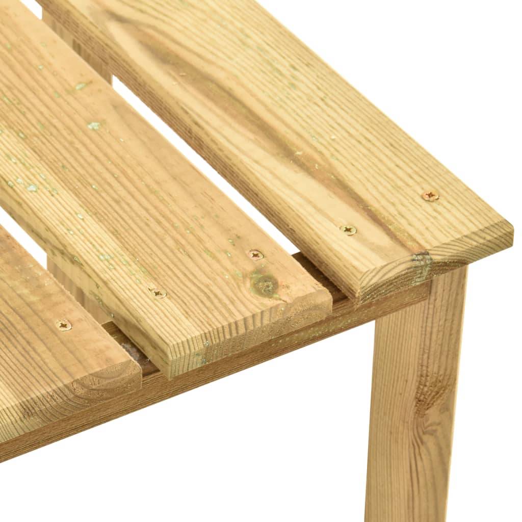 Petite Table d'Appoint de Jardin 30x30cm en Bois de Pin Traité, Idéale à Côté d'un Transat – ComfortXL Outdoor Living - Image 4