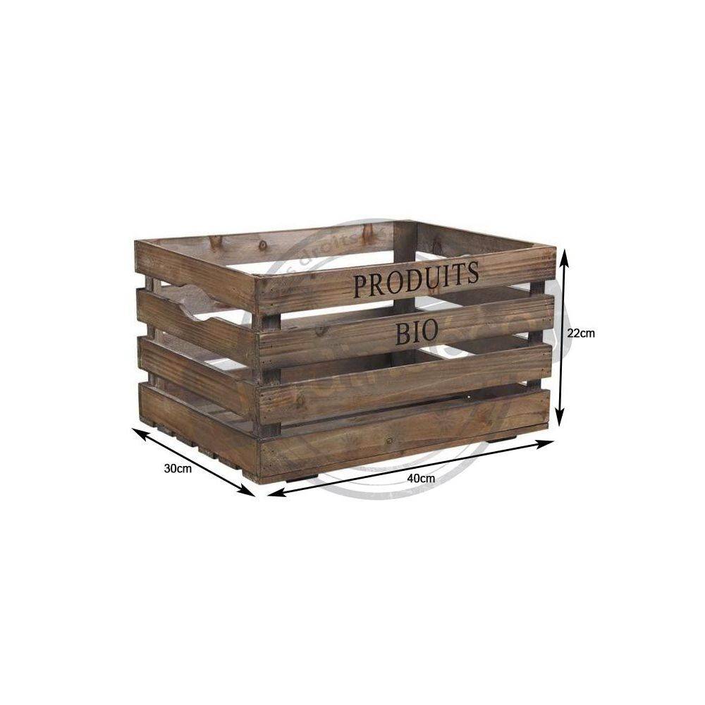 Aubry Gaspard - Caisse en bois Produits bio - Image 2