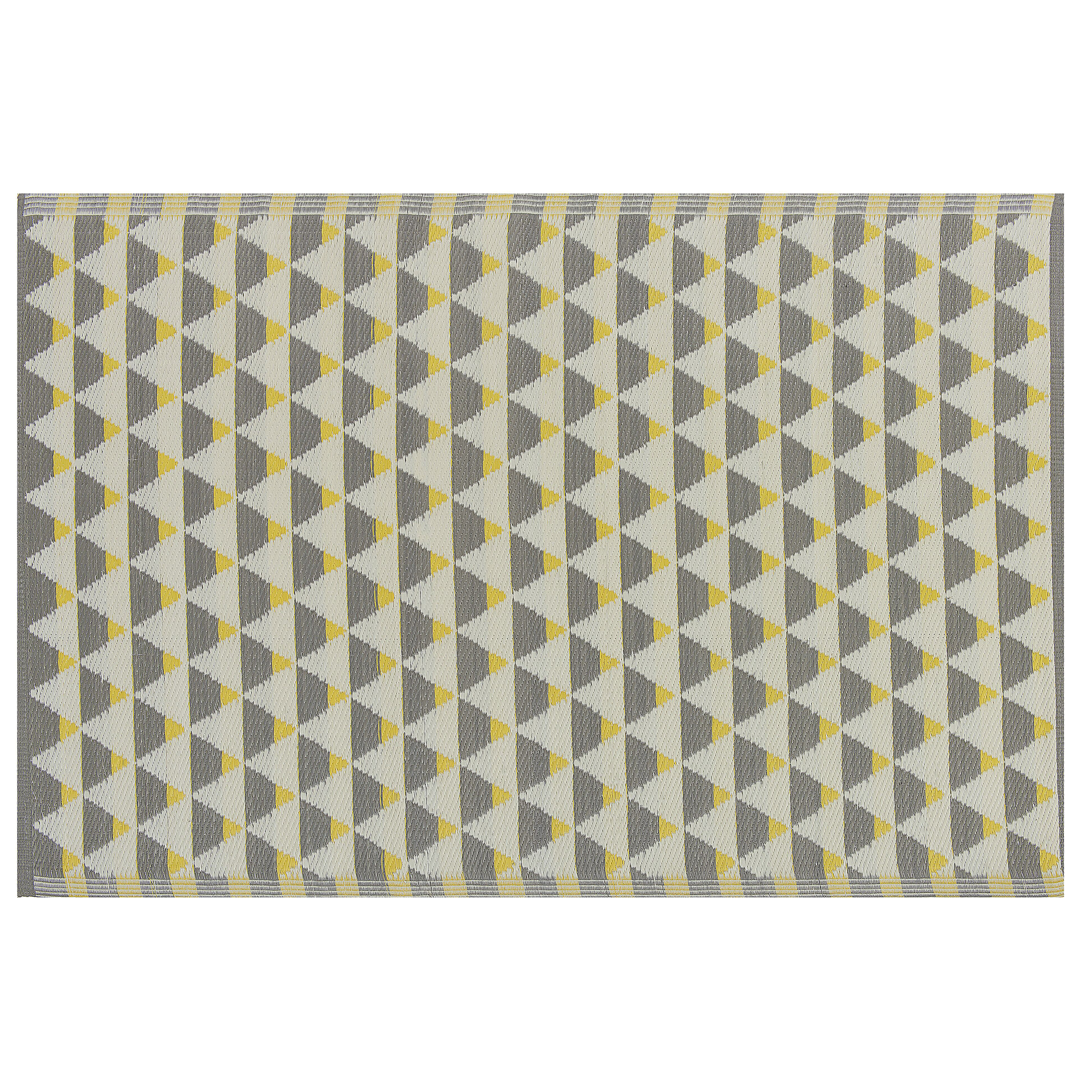 Beliani - Tapis d'extérieur Polypropylène Gris HISAR - Beliani - Image 1