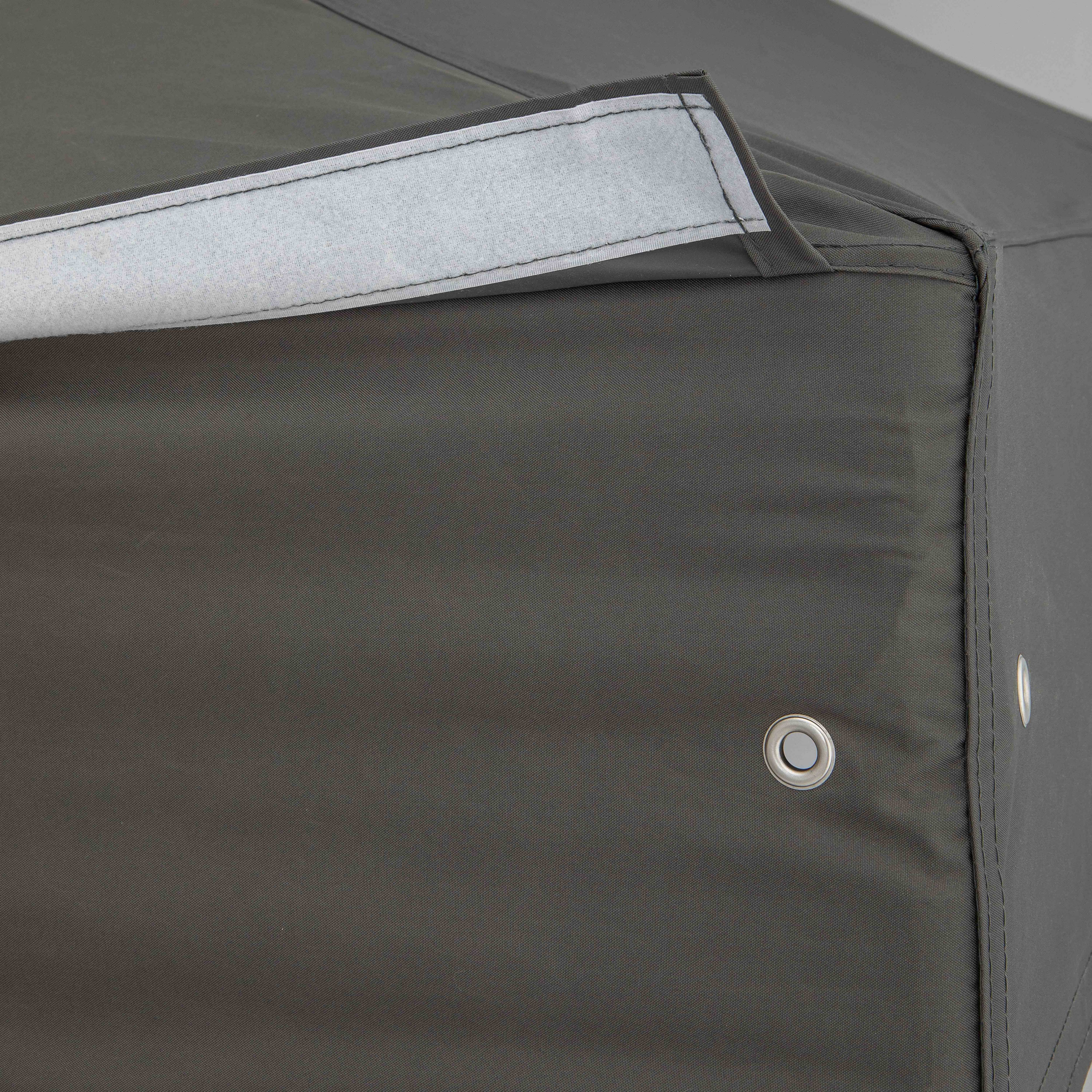 Oviala - Tente pliante 3x6m et 6 poids de lestage gris PRO 40 - Oviala - Image 4