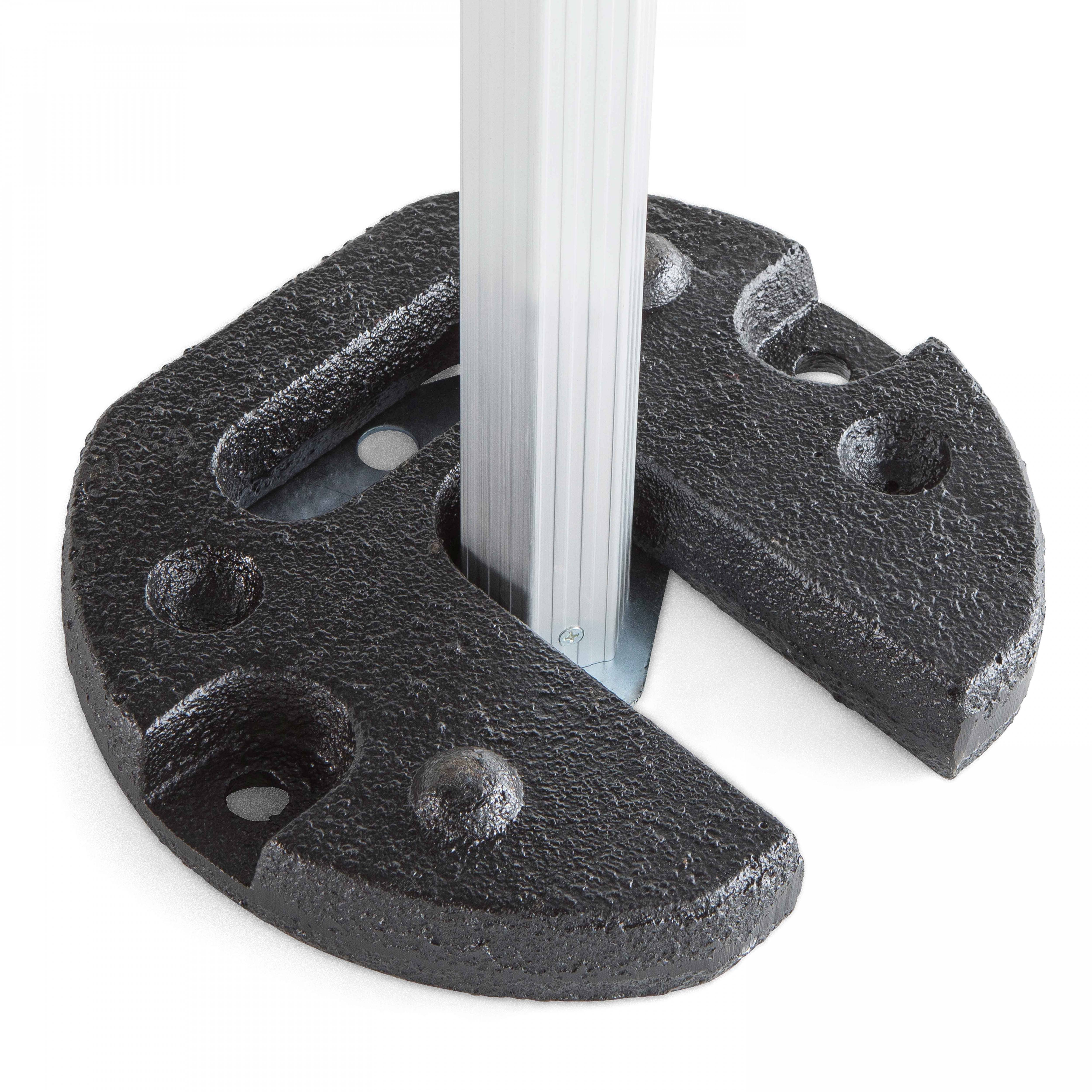 Oviala - Tente pliante 3x6m et 6 poids de lestage gris PRO 40 - Oviala - Image 6