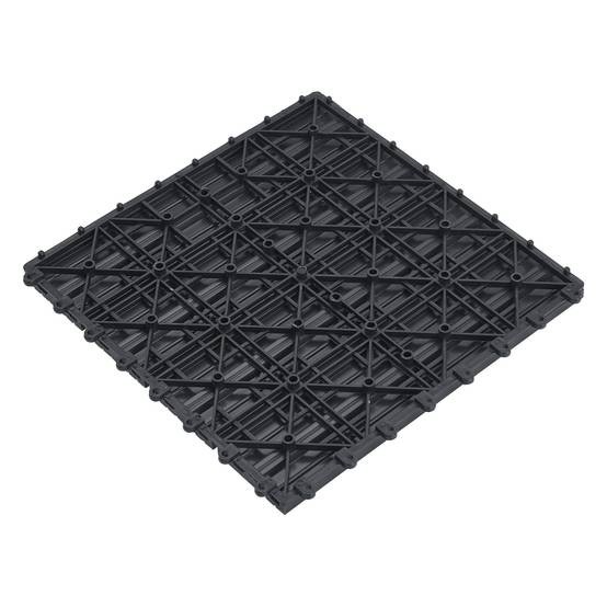 Set de 11 dalles de jardin Schramberg en bois composite 1m² 30 x 30 x 2,2 cm gris foncé en.casa - Image 5