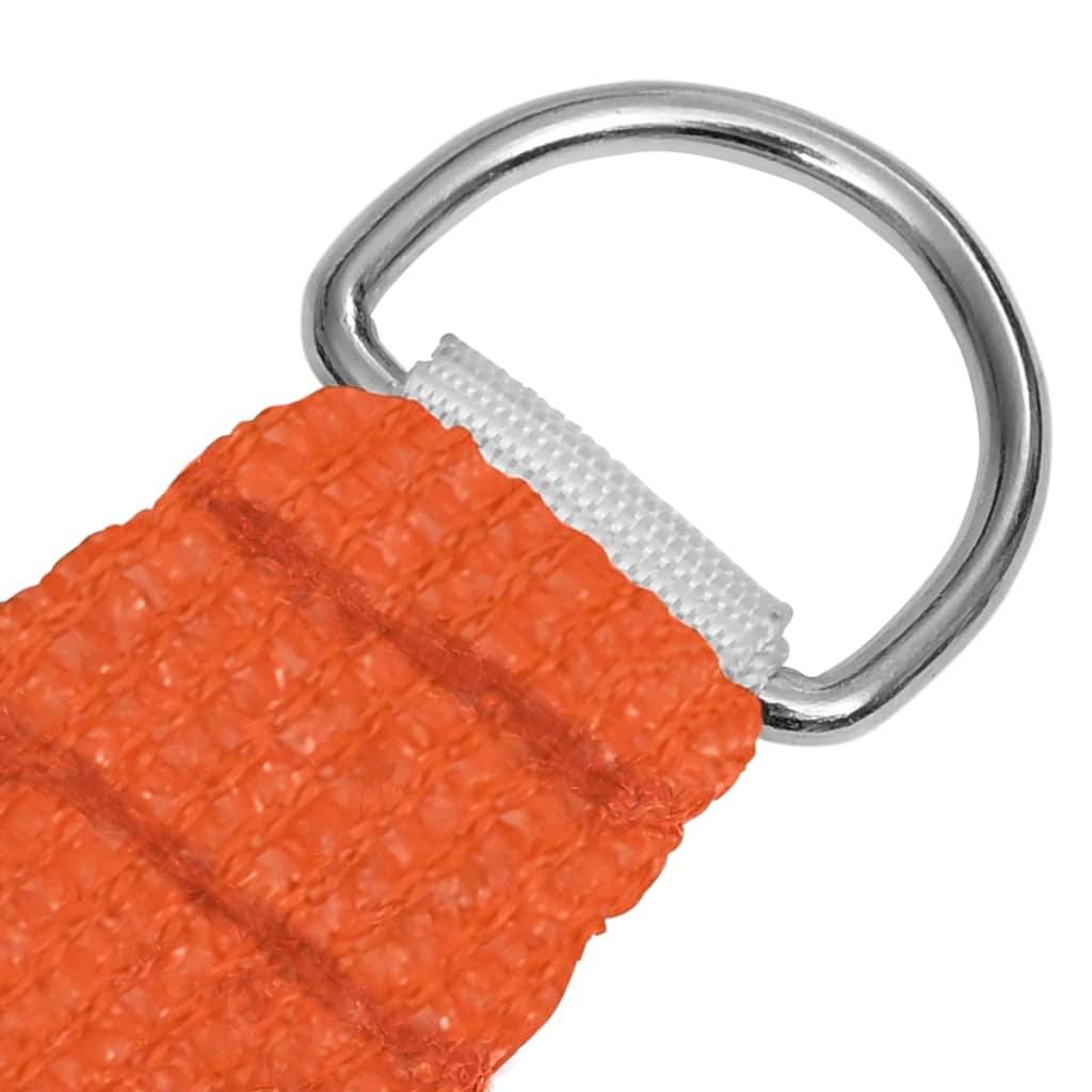 Helloshop26 - Voile toile d'ombrage parasol 160 g/m² 3,5 x 3,5 x 4,9 m PEHD orange - Image 4