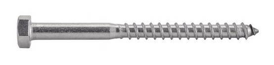 Vis à bois tête hexagonale inox A2 DIN 571 6x100 boîte de 100 - ACTON - 623046X100 - Image 2