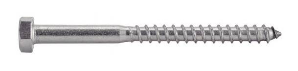 Vis à bois tête hexagonale inox A2 DIN 571 6x100 boîte de 100 - ACTON - 623046X100 - Image 2