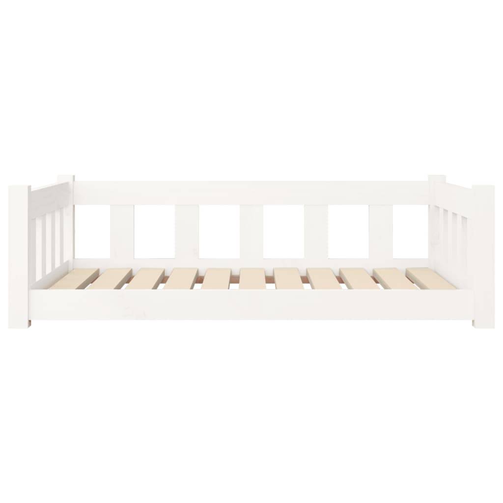 Vidaxl - Lit pour chien blanc 95,5x65,5x28 cm bois de pin solide vidaXL 820198 - Image 8