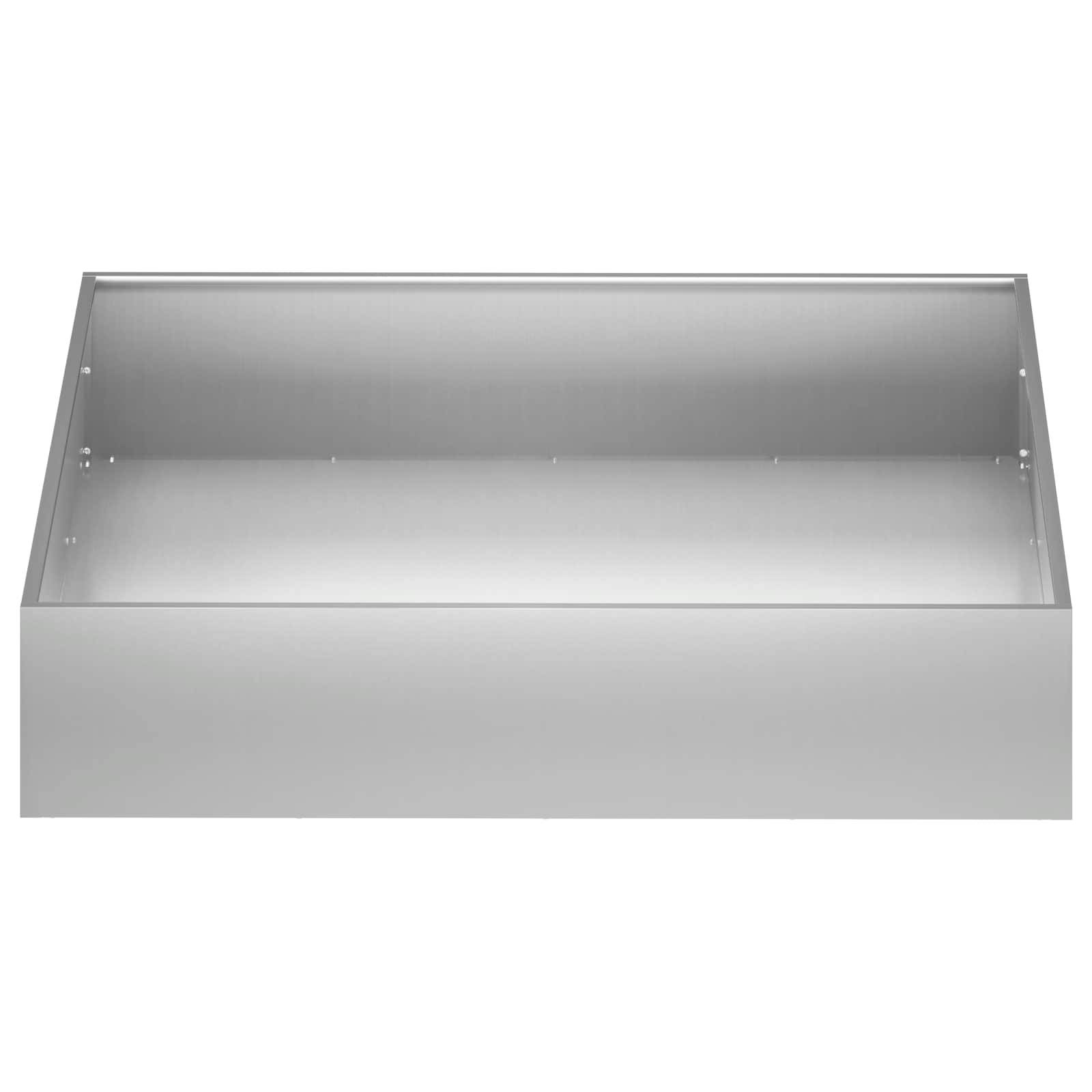 Vidaxl - Cache-pot de jardin Argenté 80 x 80 x 20 cm Acier galvanisé vidaXL 8005018 - Image 4