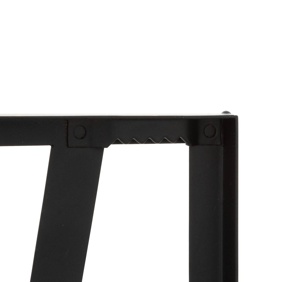Déco murale VINTAGE en métal Noir 50 x 17 cm - Image 2