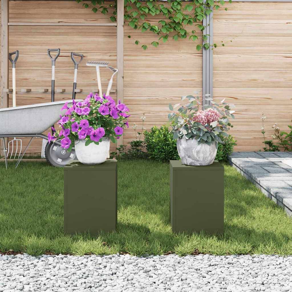 Support plante Prolenta Vert 24 X 24 X 35 cm - P95039V - Image 4