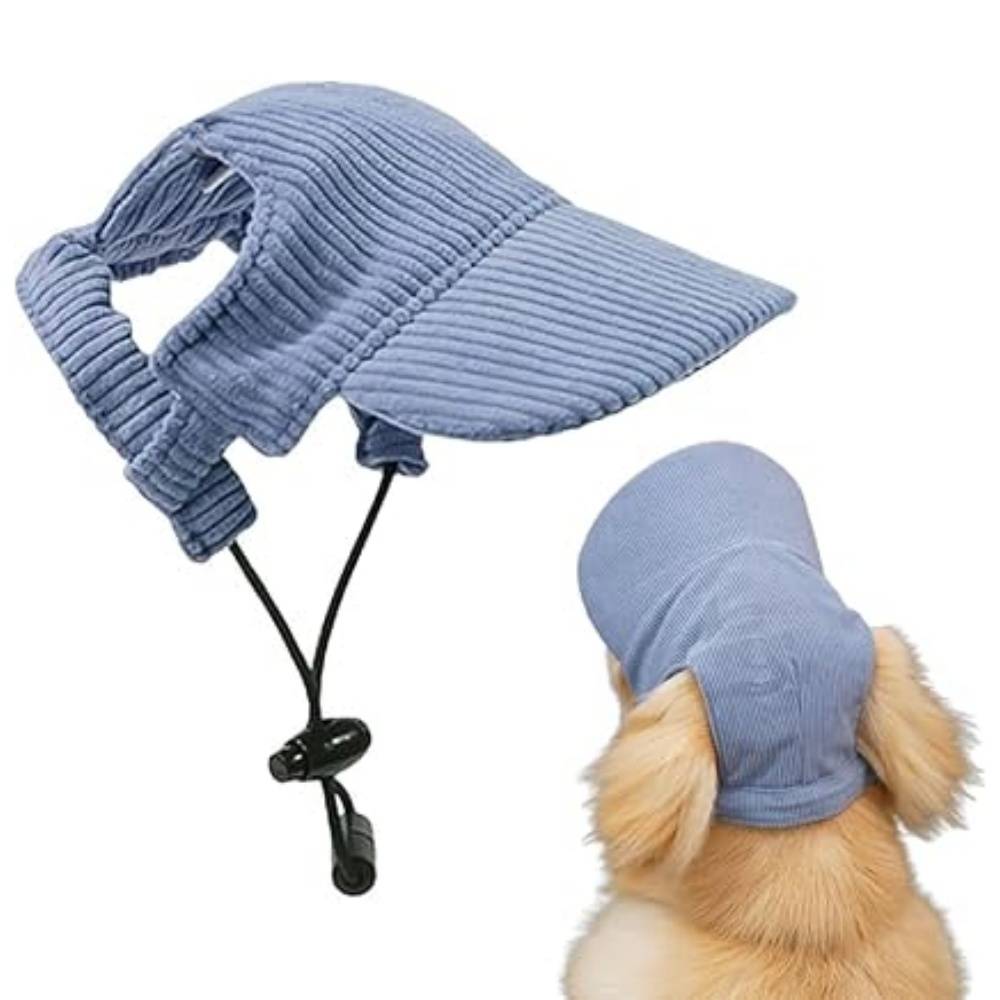 DtopbuyAge - Chapeau de soleil ajustable pour chien DtopbuyAge (bleu, taille S) - Image 1