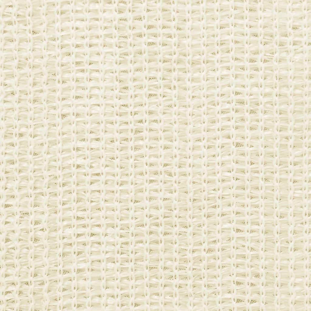 Helloshop26 - Écran de balcon brise pare vue protection confidentialité 120 x 500 cm PEHD crème - Image 3
