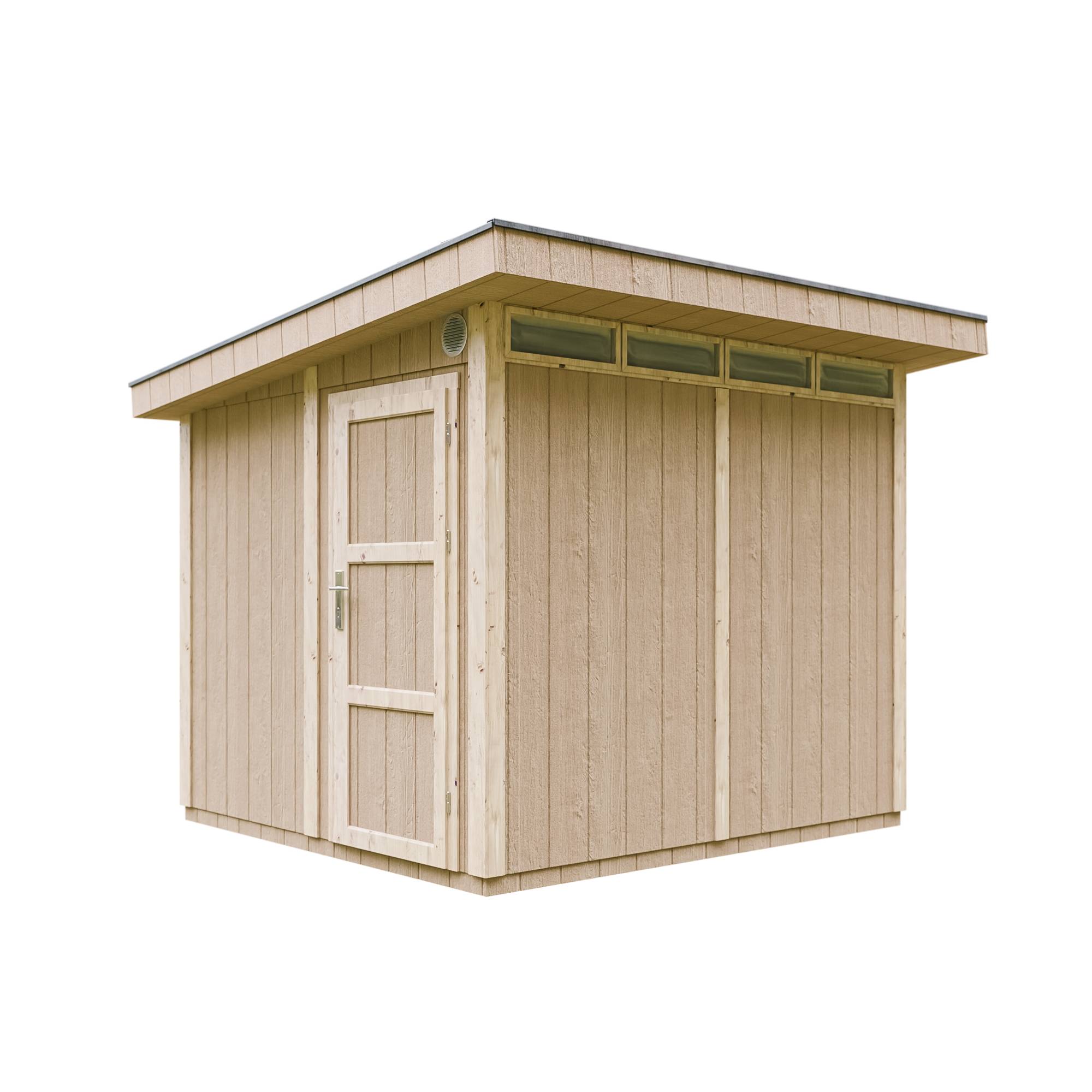 Timbela - Abri de Jardin Qualité Premium 6m² / L294xL279cm - Kit tout compris avec sol, tuiles bitumineuses, set de peinture - Timbela M903 - Image 3