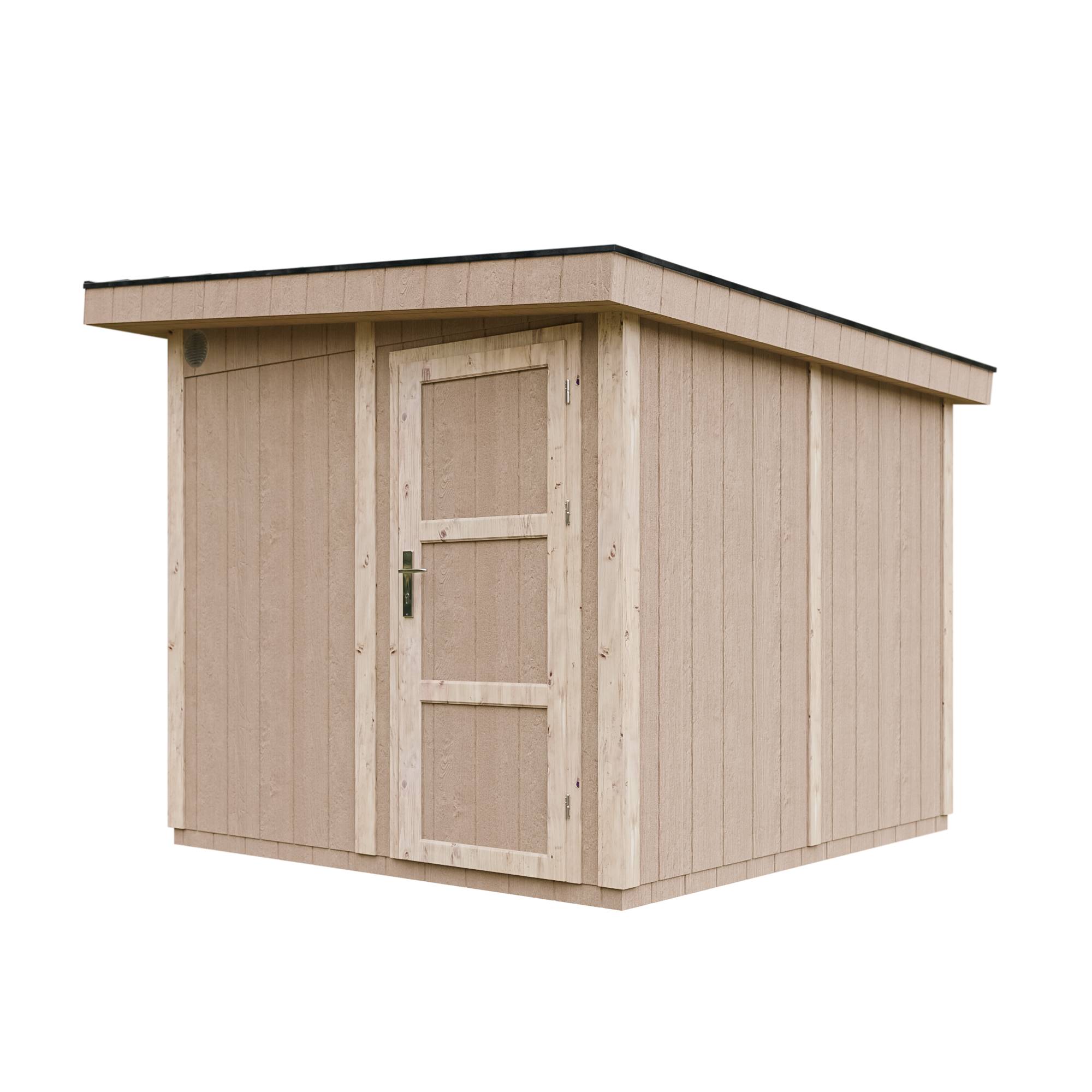 Timbela - Abri de Jardin Qualité Premium 6m² / L294xL279cm - Kit tout compris avec sol, tuiles bitumineuses, set de peinture - Timbela M903 - Image 2