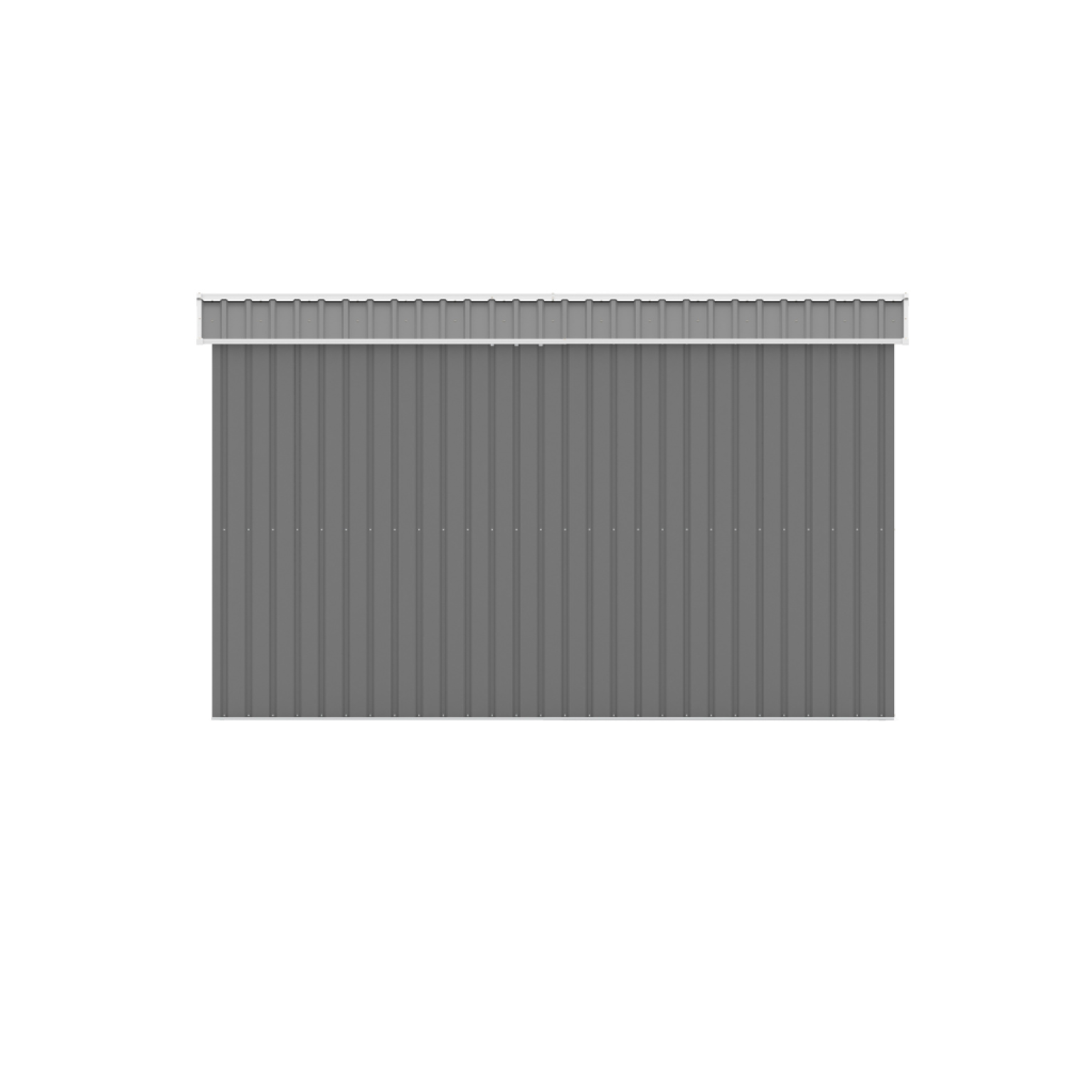 Abri de jardin en metal 8.08m2 Gris JURA - Image 6