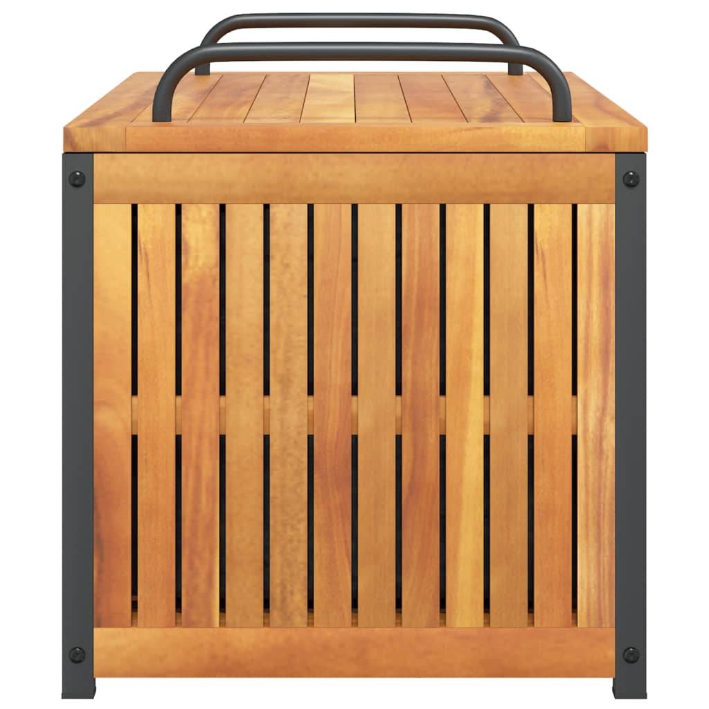 Vidaxl - Boîte à coussins d'extérieur bois d'acacia solide et acier vidaXL 367608 - Image 7