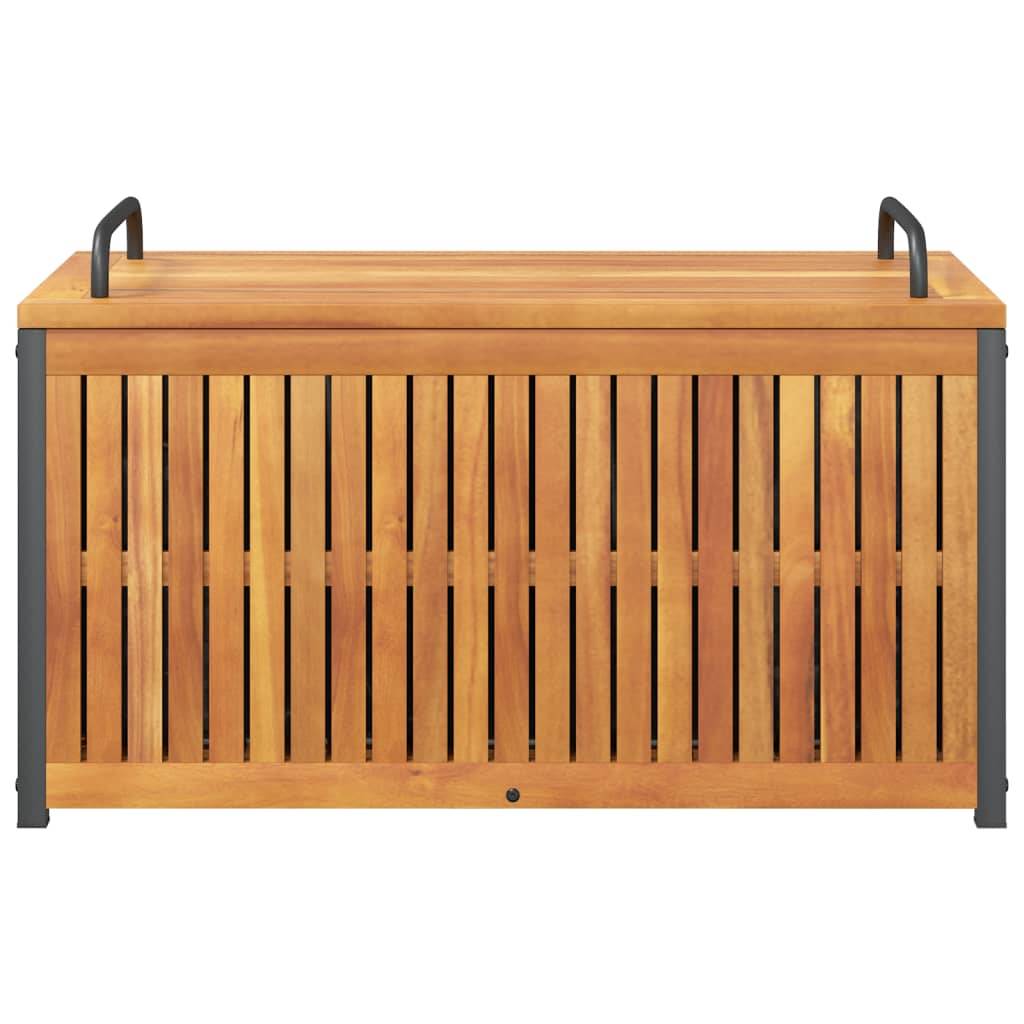 Vidaxl - Boîte à coussins d'extérieur bois d'acacia solide et acier vidaXL 367608 - Image 6