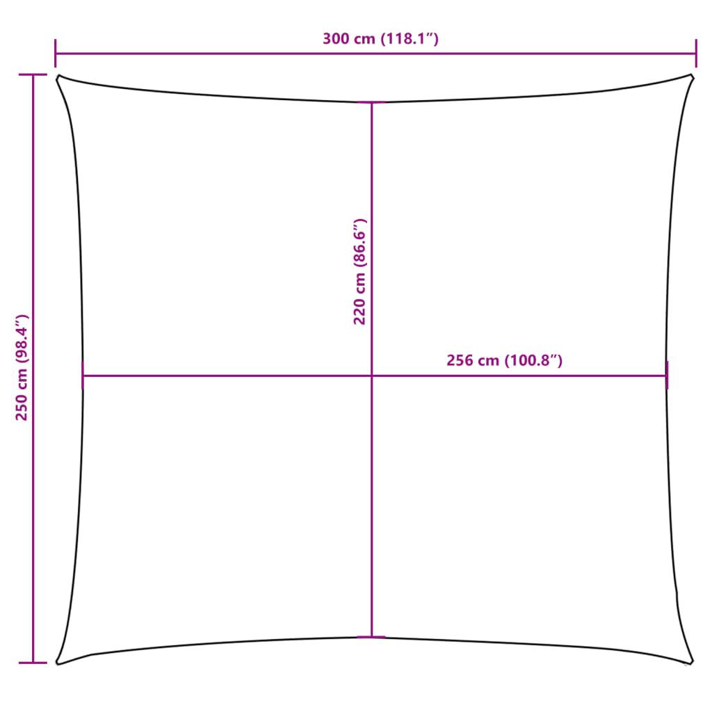 Voile de parasol tissu oxford crème 2.5 x 3 cm - PANGIVO - Image 10