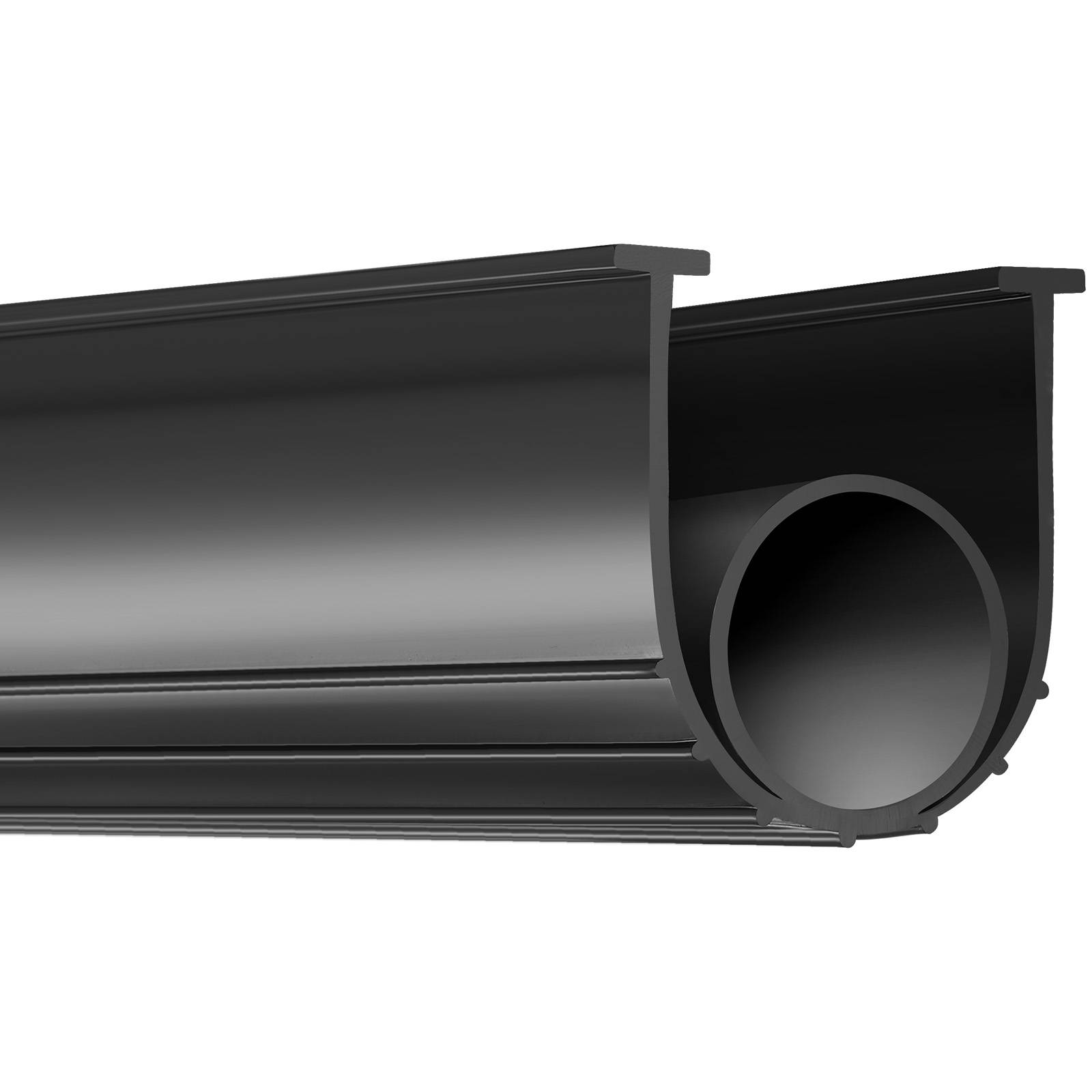 VEVOR Joint porte garage 4.8m, caoutchouc 10cm, T 8mm, étanchéité vent pluie, sectionnelle. - Image 1