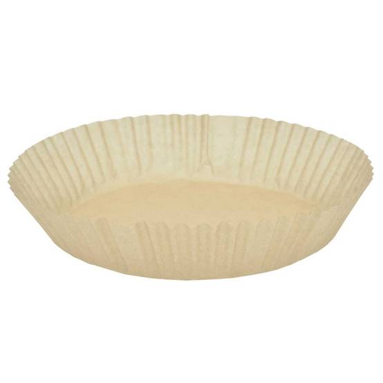 Cook Concept - Lot de 25 Feuilles de Papier Cuisson "Friteuse à Air" 20cm Marron - Image 1
