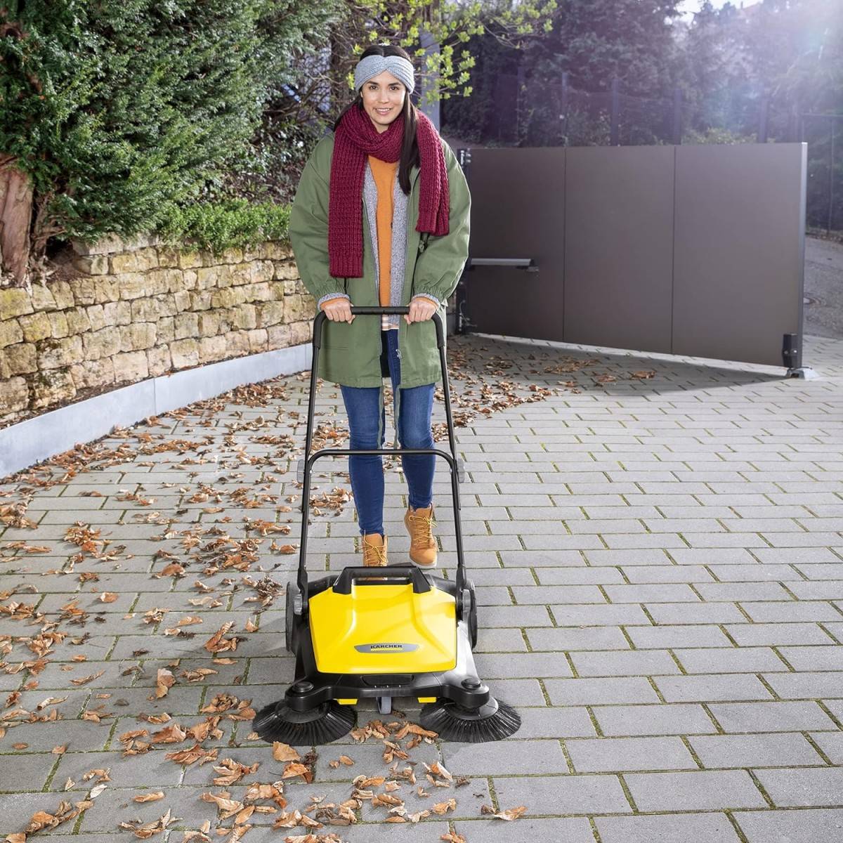 Kärcher - Balayeuse Mecanique 2 Brosses Balayeuse manuelle Bac 20 Litres TWIN KARCHER - Image 8