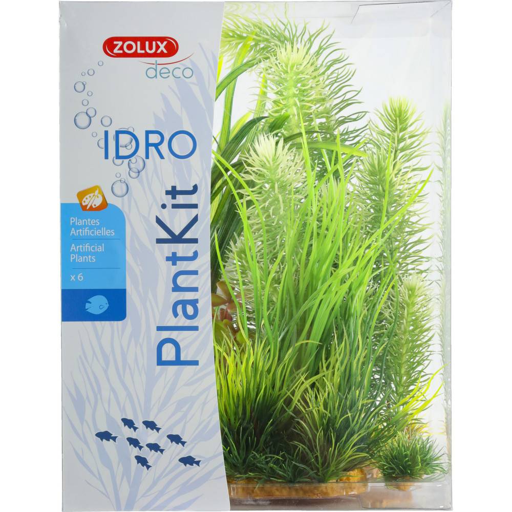 Zolux - Déco plantkit idro N3 plantes artificielles 6 pieces H 28 cm décoration d'aquarium - Image 3