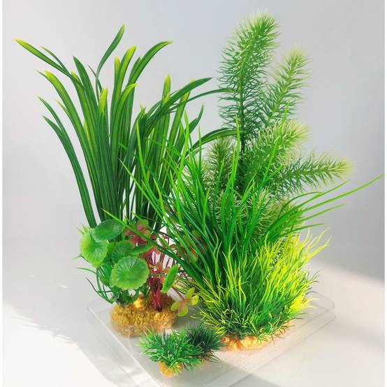 Zolux - Déco plantkit idro N3 plantes artificielles 6 pieces H 28 cm décoration d'aquarium - Image 7