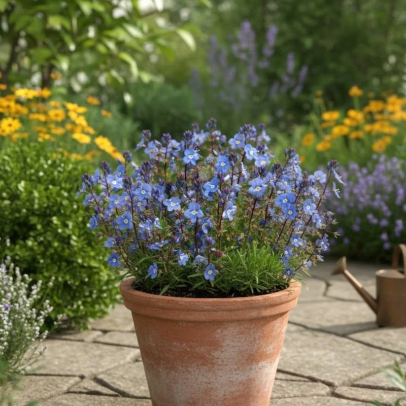 Véronique d'Arménie à fleurs Bleue/ - feuillage Persistant - Godet - 5/20 cm - Image 4