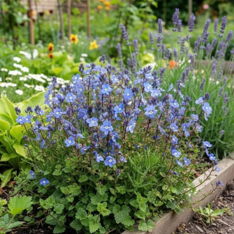 Véronique d'Arménie à fleurs Bleue/ - feuillage Persistant - Godet - 5/20 cm - Image 3
