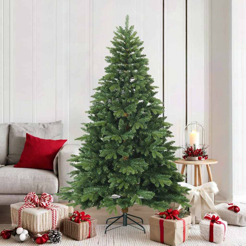 Sapin de Noël | Arbre de Noël Artificiel à Branches Articulées Vert 180 cm Maison Chic - Image 2