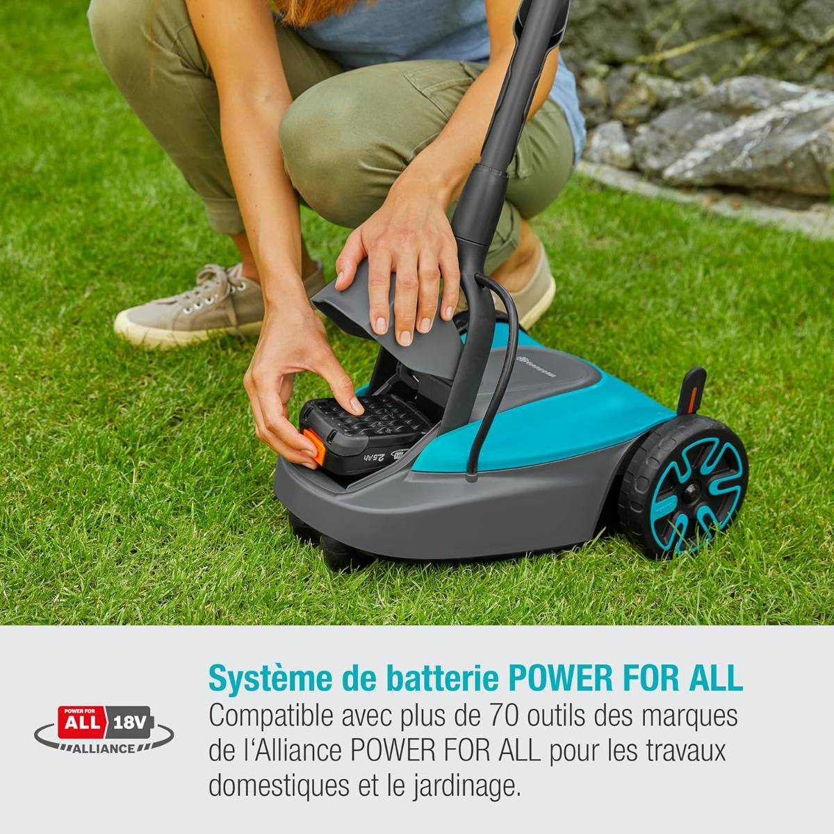 Gardena - Tondeuse HandyMower 22/18V P4A Gardena - Image 6