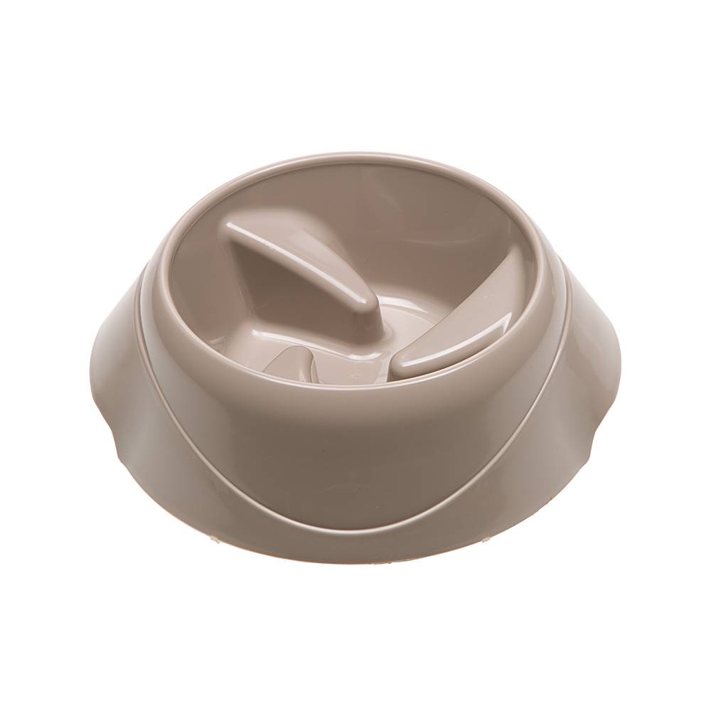 Ferplast - Ferplast Gamelle pour chien Magnus Slow, Gamelle Antidéglutition, durable, antidérapant, gamelle d'eau pour chien, améliore la digestion, 0.5 L, Gris - Image 1