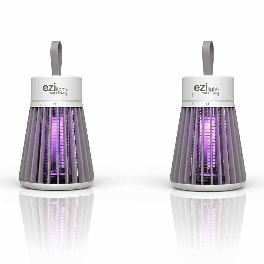 Lot de 2 lampes anti-moustique nomade EZIlight® Mosquito stop MS20 - Image 1