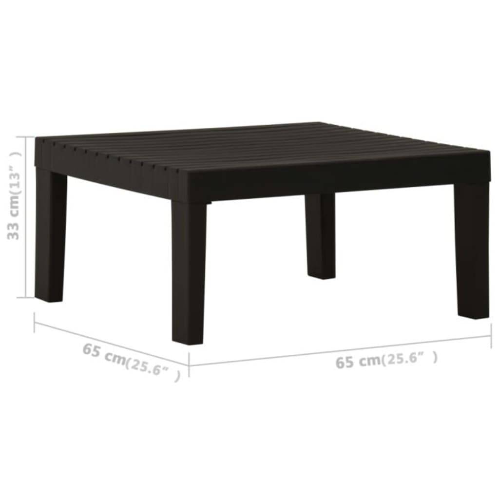 Salon de jardin 5 places en Plastique avec Coussins pour Extérieur Gris – ComfortXL Outdoor Living - Image 4