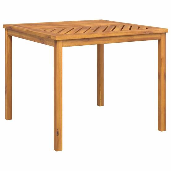 Ensemble de salle à manger jardin bois d'acacia huilé marron 90 x 90 x 74 cm (5 pièces) - PANGIVO - Image 6