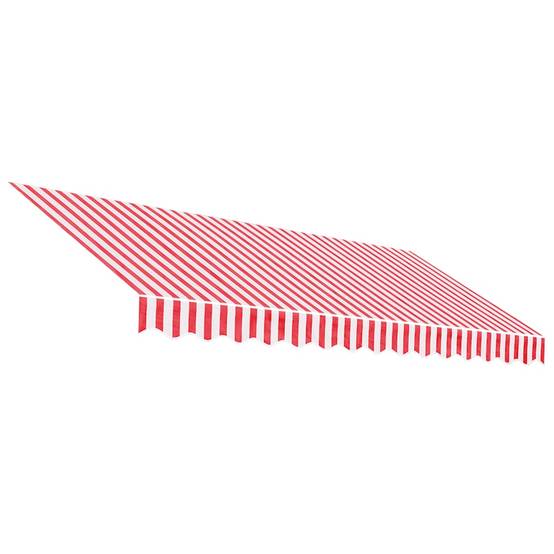 Tissu de Remplacement Store Extérieur Polyester Imperméable pour Balcon Rouge et Blanc Rayé 3,5x2,5 m – ComfortXL Outdoor Living - Image 2