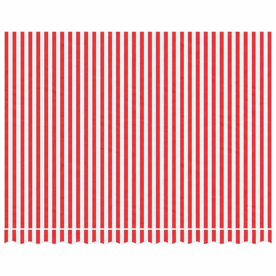 Tissu de Remplacement Store Extérieur Polyester Imperméable pour Balcon Rouge et Blanc Rayé 3,5x2,5 m – ComfortXL Outdoor Living - Image 3