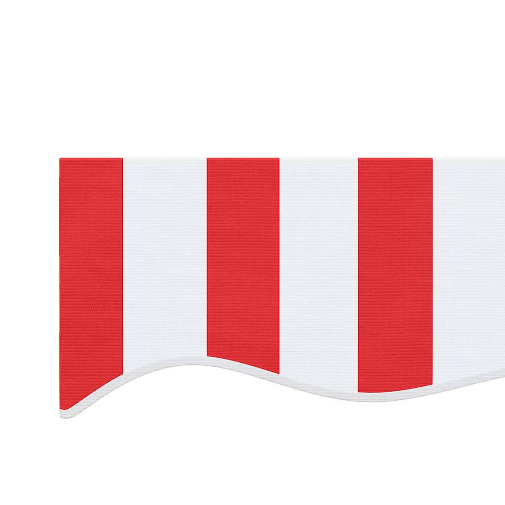 Tissu de Remplacement Store Extérieur Polyester Imperméable pour Balcon Rouge et Blanc Rayé 3,5x2,5 m – ComfortXL Outdoor Living - Image 5
