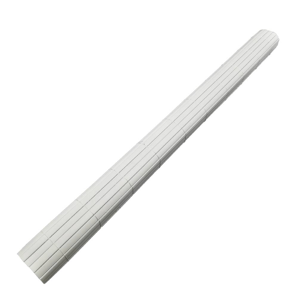 Sans Marque - Canisse double face PVC 1x3 m Unité Blanc - Image 2