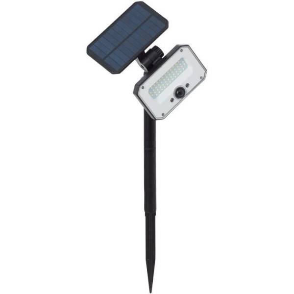 Brilliant - Spot extérieur a piquer - BRILLIANT - JOPLIN - LED et solaire - Détecteur - Plastique et verre - 4 W - Noir - Image 3