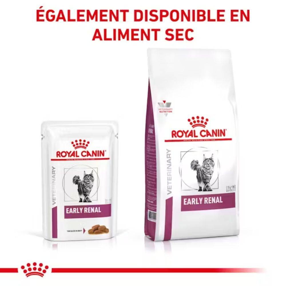 Royal Canin - Royal Canin Veterinary Early Renal Chat - Bouchées en sauce 12 x 85g - Image 5