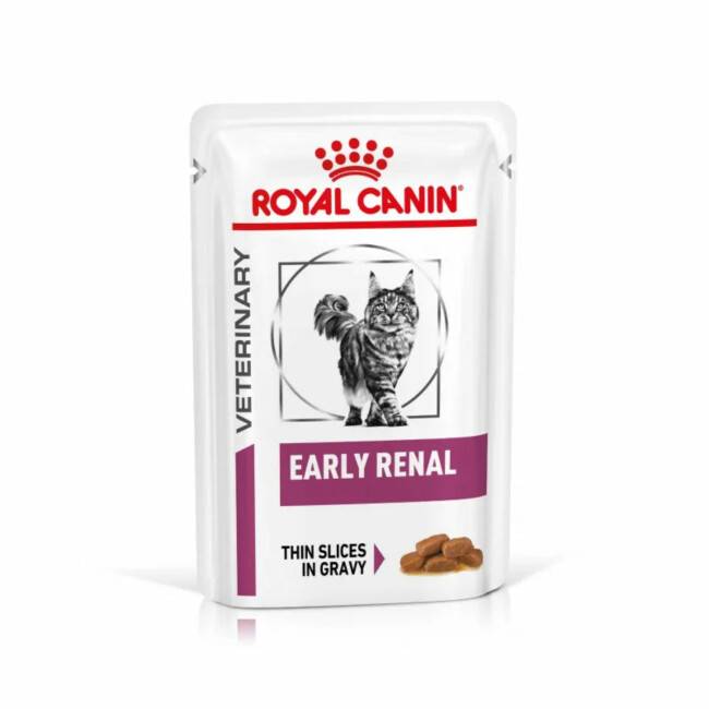Royal Canin - Royal Canin Veterinary Early Renal Chat - Bouchées en sauce 12 x 85g - Image 1
