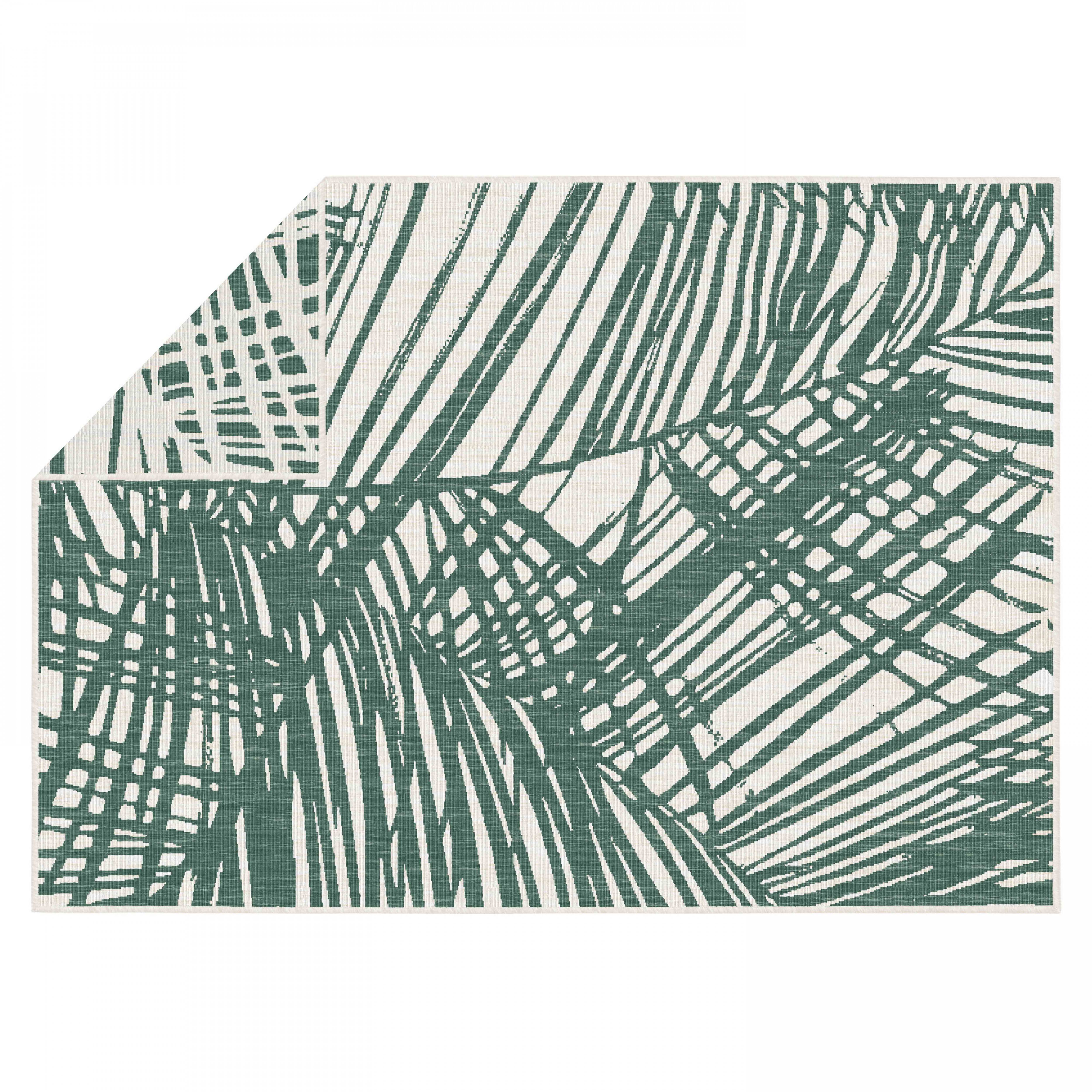 Oviala - Tapis d'extérieur en polypropylène 160 x 230 cm vert Palmio - Oviala - Image 4