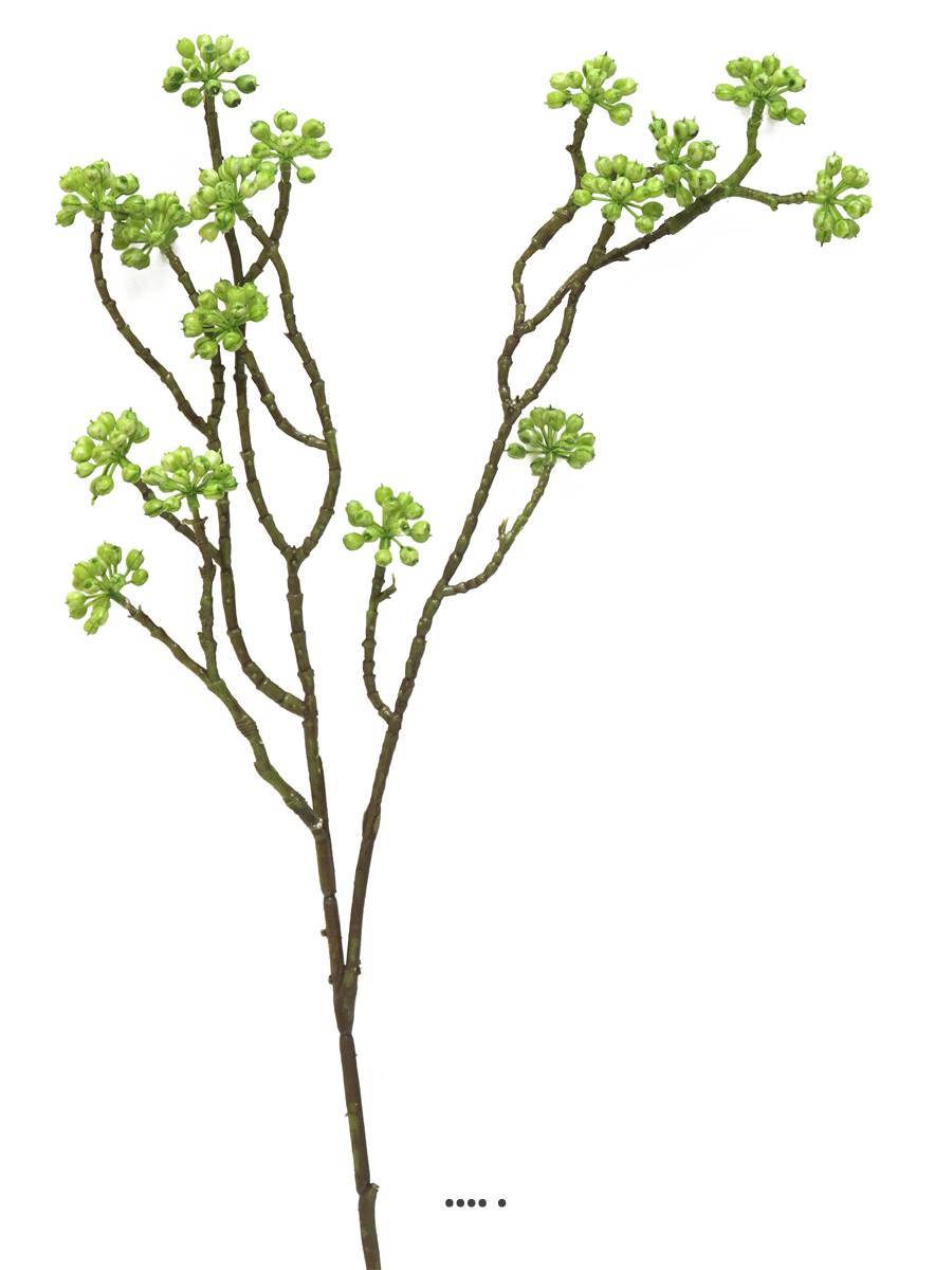 Artificielles - Minis fleurs colorées artificielles en branche, H 58 cm Vert - BEST - couleur: Vert - Image 2