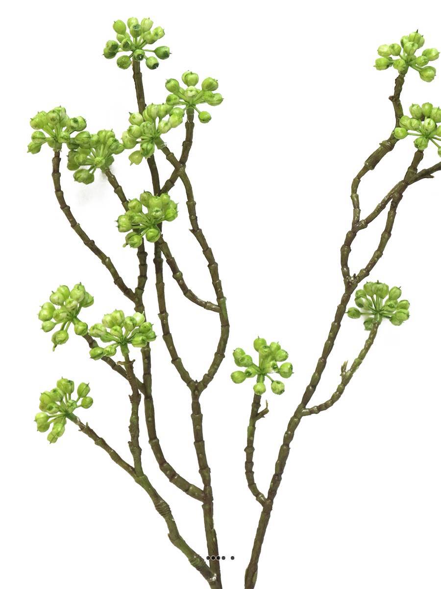 Artificielles - Minis fleurs colorées artificielles en branche, H 58 cm Vert - BEST - couleur: Vert - Image 3