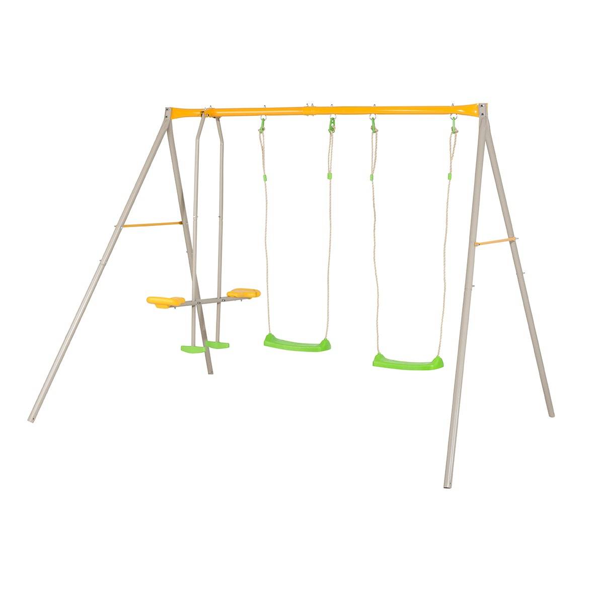 Portique métal 1,90 m Agility BRIOSO 4 enfants - Image 1