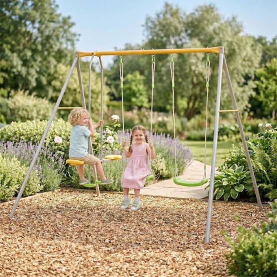 Portique métal 1,90 m Agility BRIOSO 4 enfants - Image 2