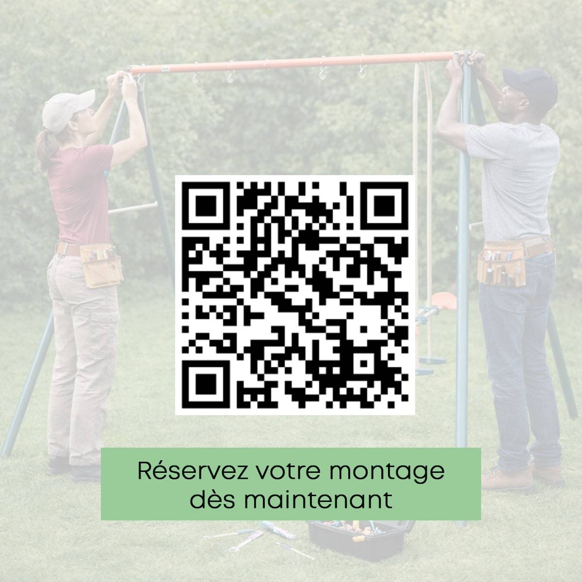 Portique métal 1,90 m Agility BRIOSO 4 enfants - Image 6