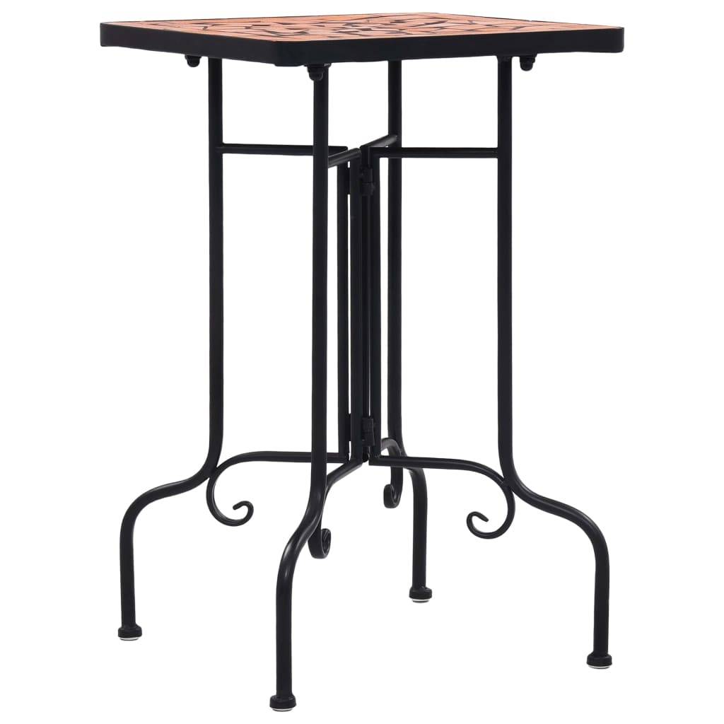 Maison Chic - Table de jardin - Table de bistro mosaïque Terre cuite Céramique HL913 - Image 3