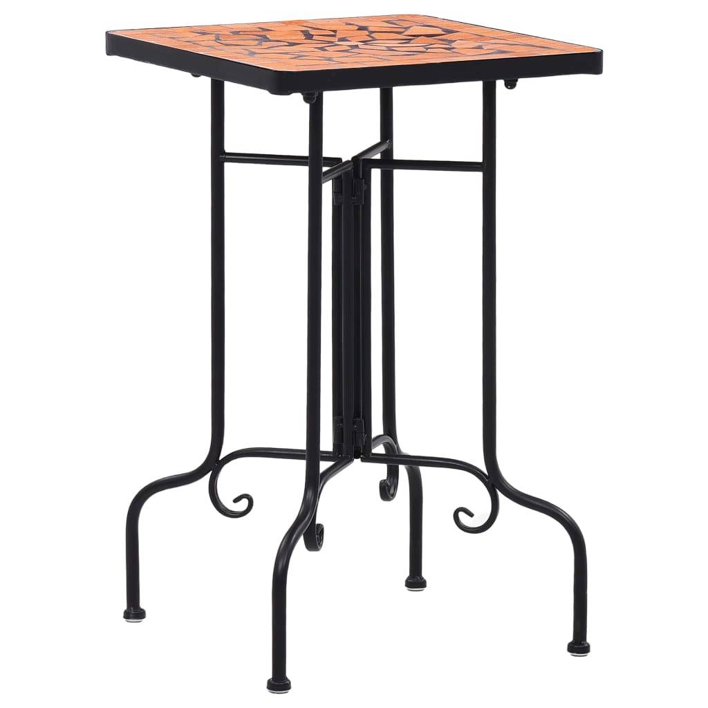 Maison Chic - Table de jardin - Table de bistro mosaïque Terre cuite Céramique HL913 - Image 2