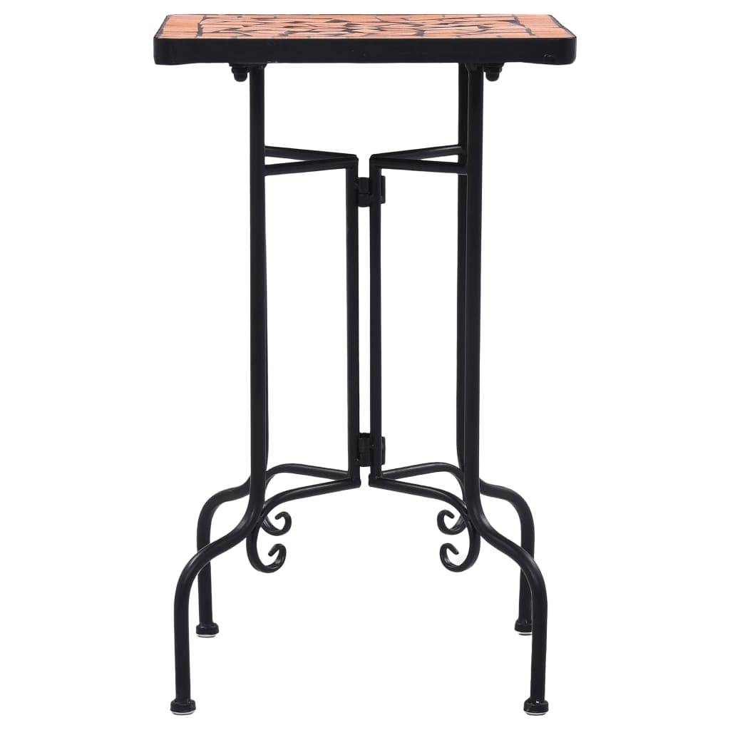 Maison Chic - Table de jardin - Table de bistro mosaïque Terre cuite Céramique HL913 - Image 1